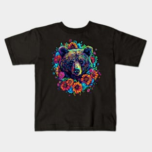 Grizzly Bear Fantastic Features Kids T-Shirt